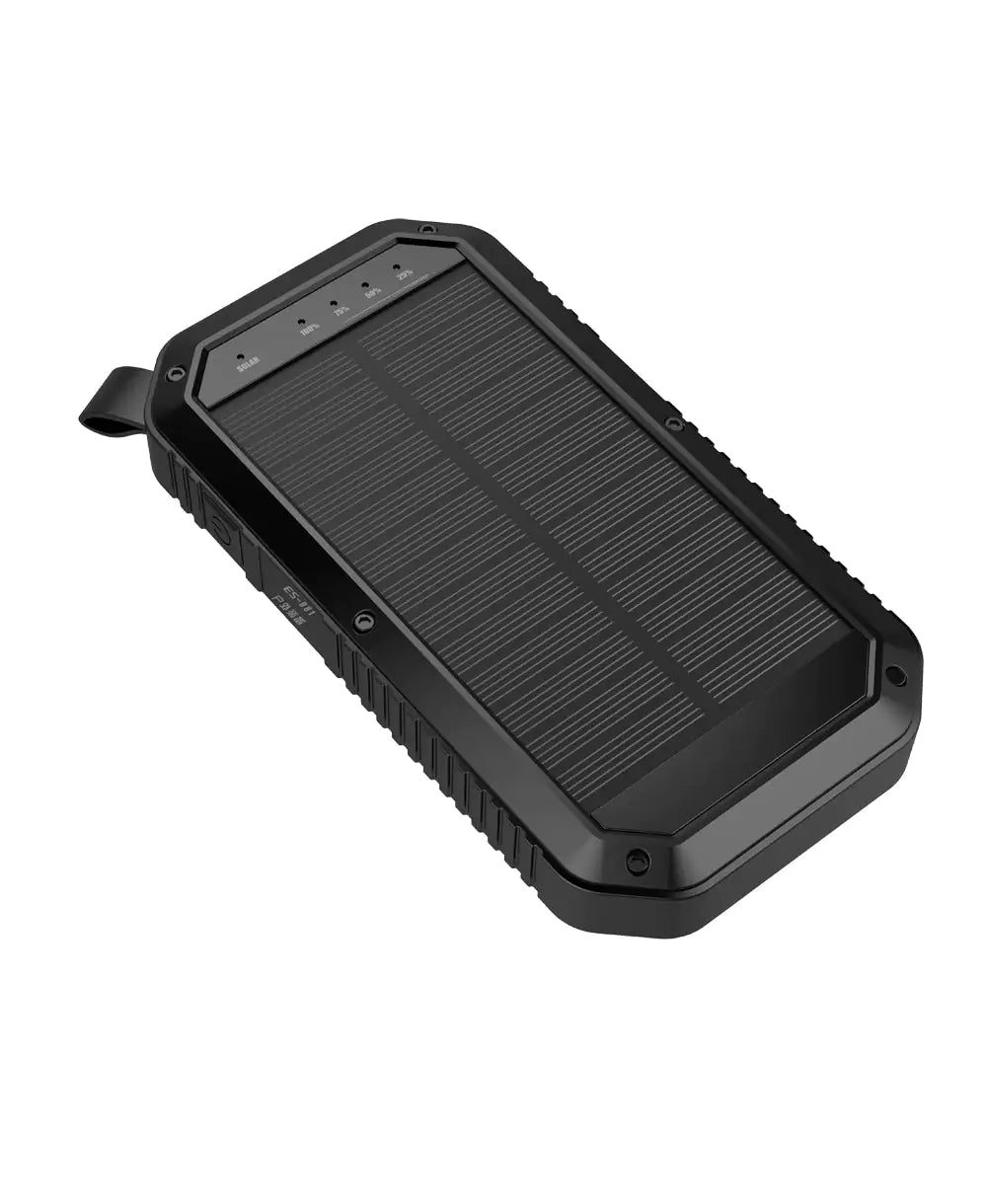 Sun Chaser Mini Solar Powered Wireless Phone Charger 10,000 mAh With LED Flood Light - KenTech Innovation Store