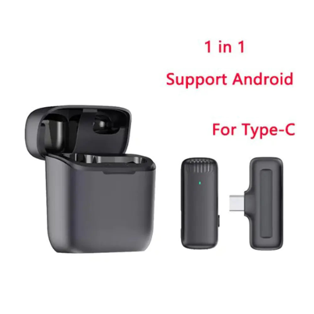 Wireless Lavalier Microphone J11/J13 with Charging Case – Bluetooth 5.3 Clip-on Mic for iPhone, Android, and Mobile Streaming - KenTech Innovation Store