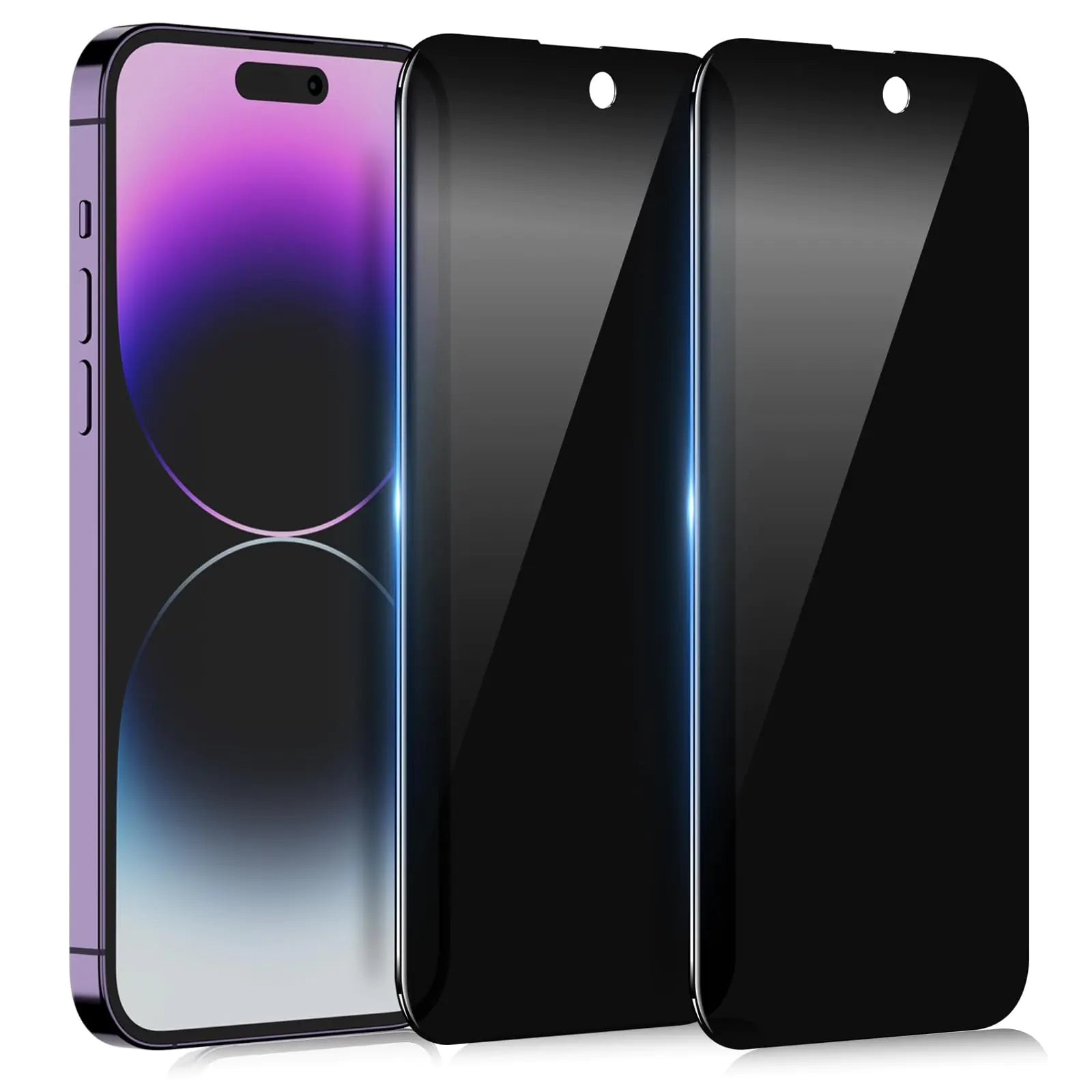 YMHML 2 Pack for iPhone 14 Pro Max Privacy Screen Protector Upgrade Anti Spy Tempered Glass Privacy Screen for iPhone 14 Pro Max (6.7 Inch) Scratch Resistant Case Friendly - KenTech Innovation Store