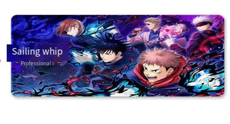 Jujutsu Kaisen Extra Large Thick Gaming Mouse Pad – Non-Slip Rubber Base, Waterproof Surface, Lock-Stitched Edges - KenTech Innovation Store