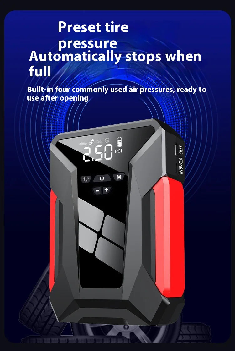 All-in-One 12V Emergency Car Power Bank & Inflatable Starter - KenTech Innovation Store