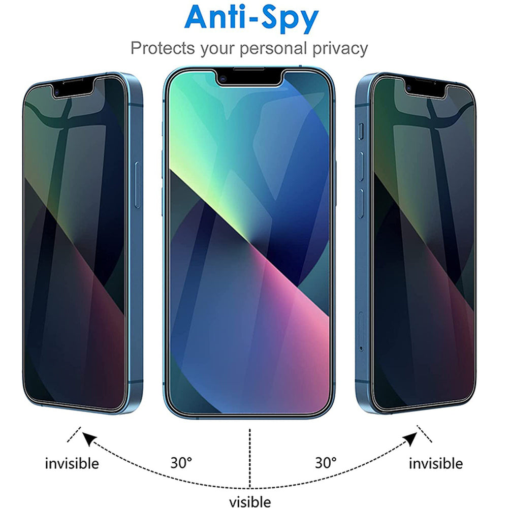 Bulk Lot Anti-Spy Tempered Glass Screen Protector for Iphone 15 14 13 11 12 XR 8