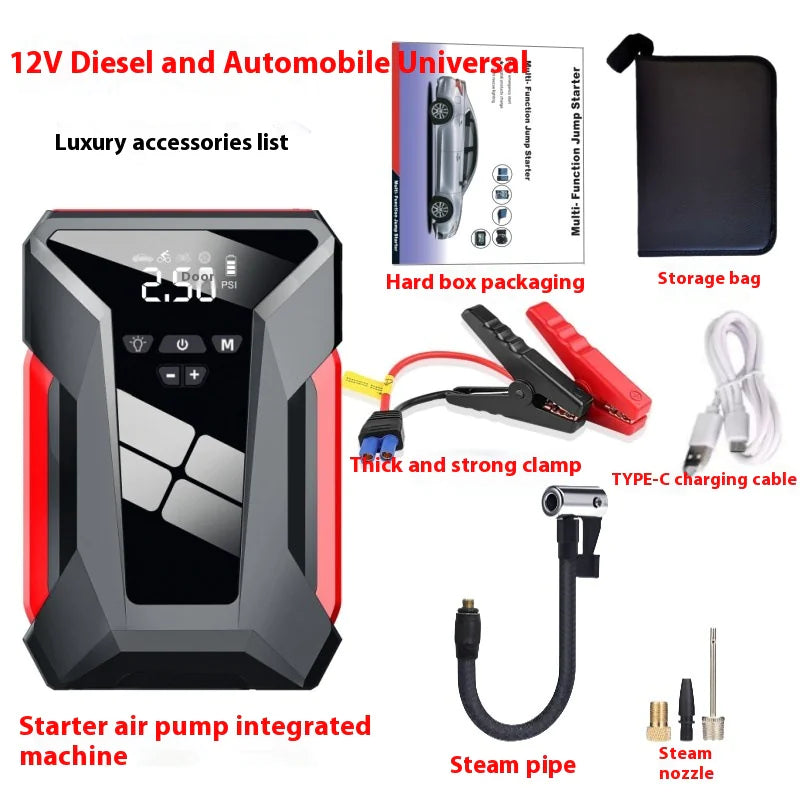 All-in-One 12V Emergency Car Power Bank & Inflatable Starter - KenTech Innovation Store