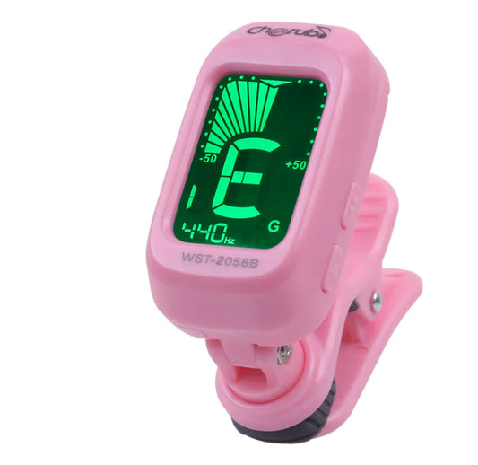 Angel 2058B Clip-On Tuner for Acoustic Guitar, Violin & Ukulele – Compact, Accurate & Stylish - KenTech Innovation Store