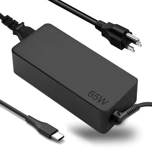 65W USB-C Laptop Charger Replacement for Lenovo ThinkPad, Yoga, Chromebook - KenTech Innovation Store