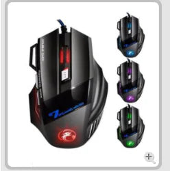 IMICE 7-Key Gaming Mouse with RGB Breathing Light - KenTech Innovation Store