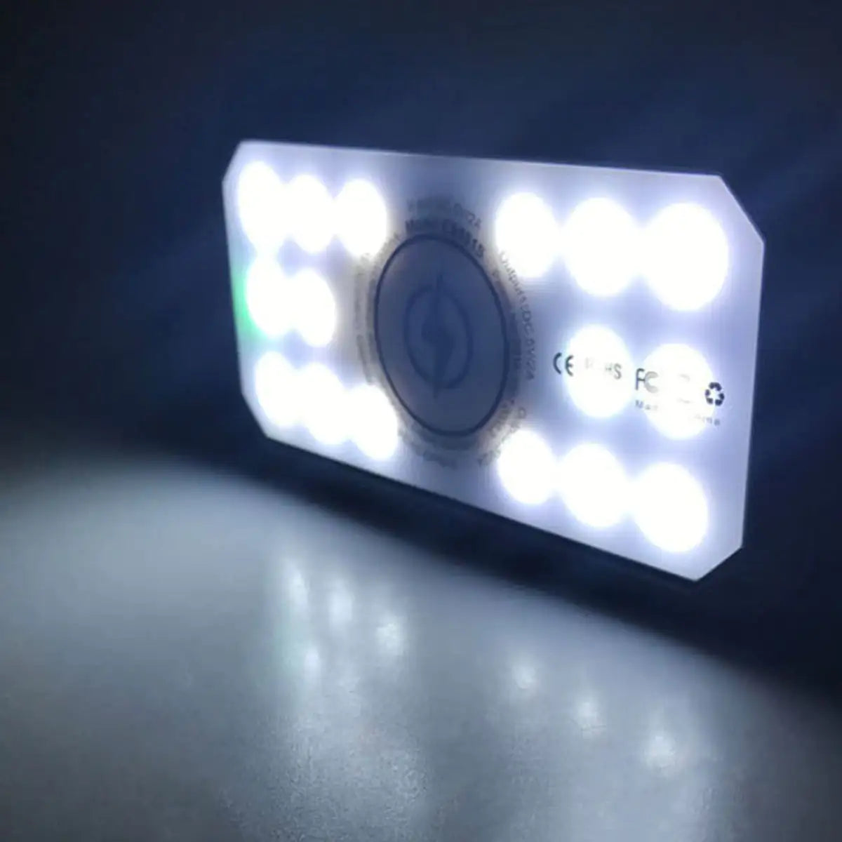 Sun Chaser Mini Solar Powered Wireless Phone Charger 10,000 mAh With LED Flood Light - KenTech Innovation Store