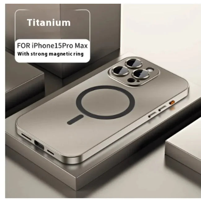 MagnaShield Magnetic Phone Case with Spring Fastener & Lens Protector – Drop-Resistant Cover for iPhone 12 to iPhone 16 - KenTech Innovation Store