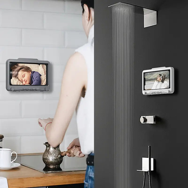 Waterproof Shower Phone Holder with Anti-Fog Touch Screen - KenTech Innovation Store
