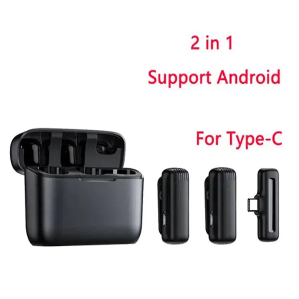 Wireless Lavalier Microphone J11/J13 with Charging Case – Bluetooth 5.3 Clip-on Mic for iPhone, Android, and Mobile Streaming - KenTech Innovation Store