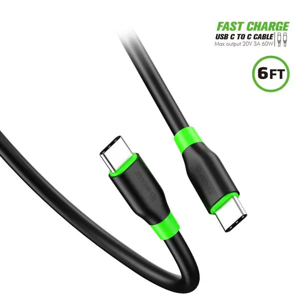 Thunderbolt 3FT USB C To C Fast Charging Cable - KenTech Innovation Store