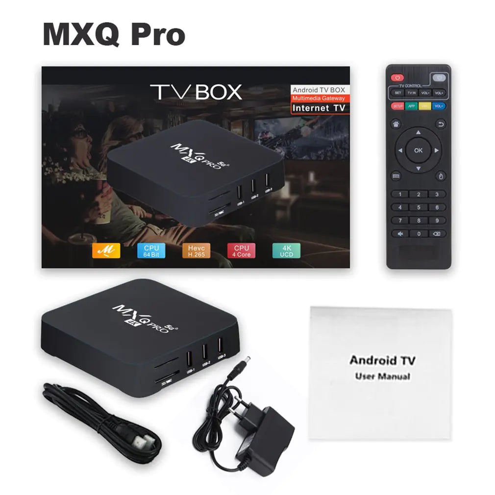 MXQ PRO 4K HD Android TV Box RK3228 with 3D Media Player - KenTech Innovation Store