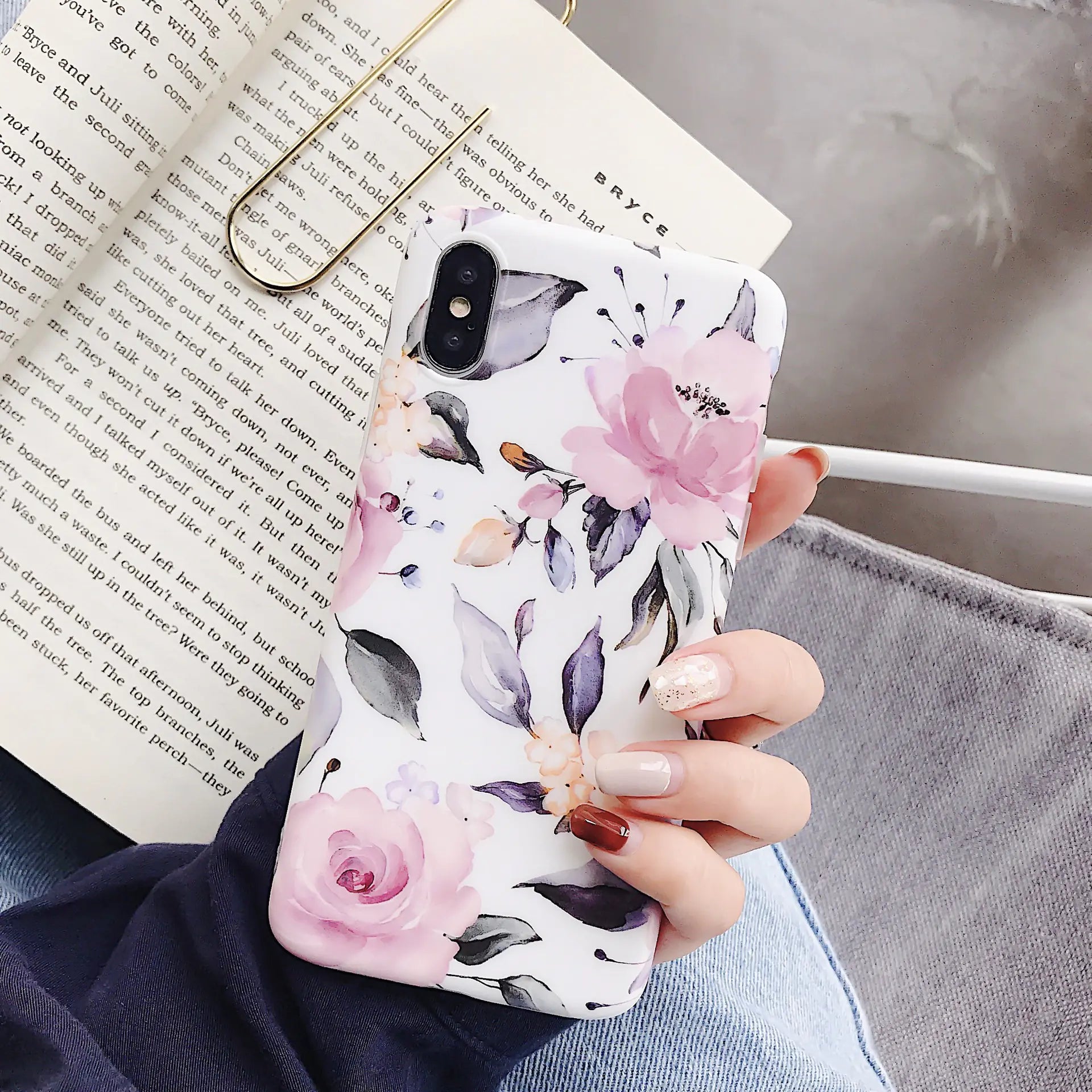 Floral Soft Shell Cases for iPhone and Huawei - IPhone 11 to IPhone 15 - KenTech Innovation Store