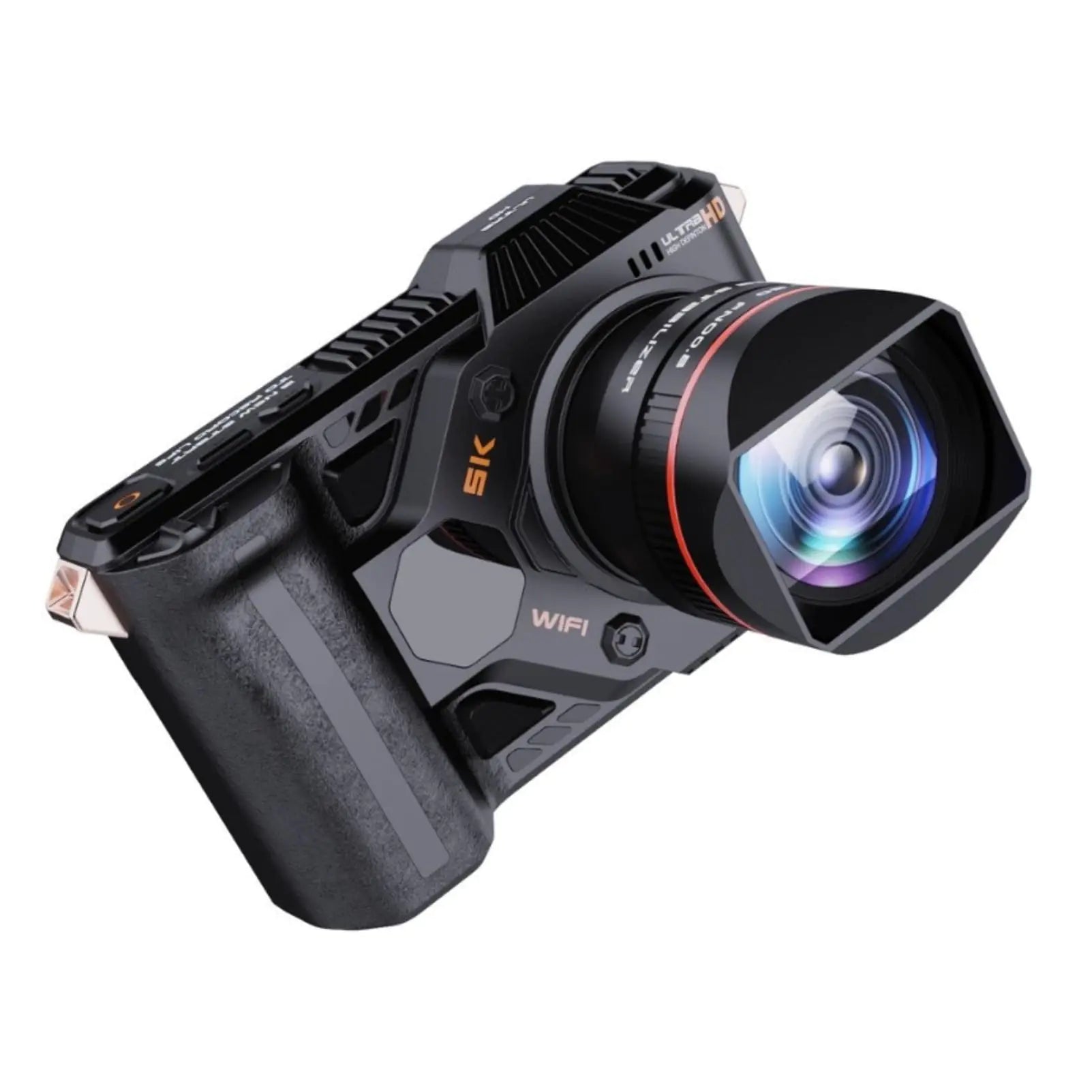 Bewinner 5K Digital Camera – 50MP Photography & Video Camera with 50X Optical Zoom, Full-Color Night Vision, 5G Smartphone Sync & 64GB Card Included - KenTech Innovation Store