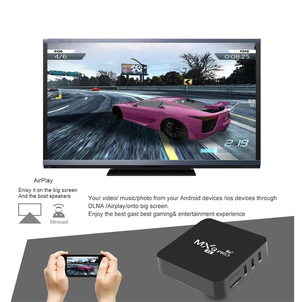 MXQ PRO 4K HD Android TV Box RK3228 with 3D Media Player - KenTech Innovation Store