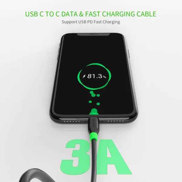 Thunderbolt 3FT USB C To C Fast Charging Cable - KenTech Innovation Store