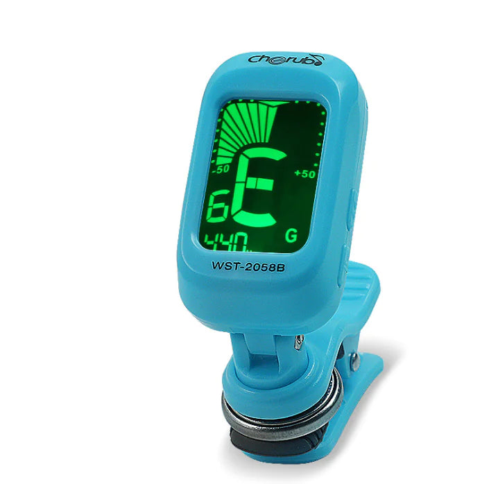 Angel 2058B Clip-On Tuner for Acoustic Guitar, Violin & Ukulele – Compact, Accurate & Stylish - KenTech Innovation Store