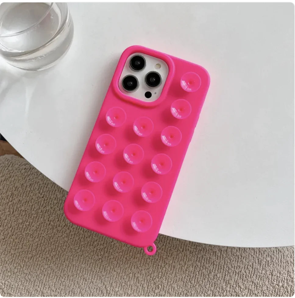 Solid Color 3D Silicone Macaron Phone Case for IPhone 11 to IPhone 16 - KenTech Innovation Store