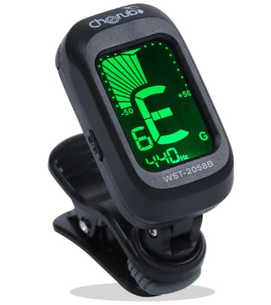 Angel 2058B Clip-On Tuner for Acoustic Guitar, Violin & Ukulele – Compact, Accurate & Stylish - KenTech Innovation Store