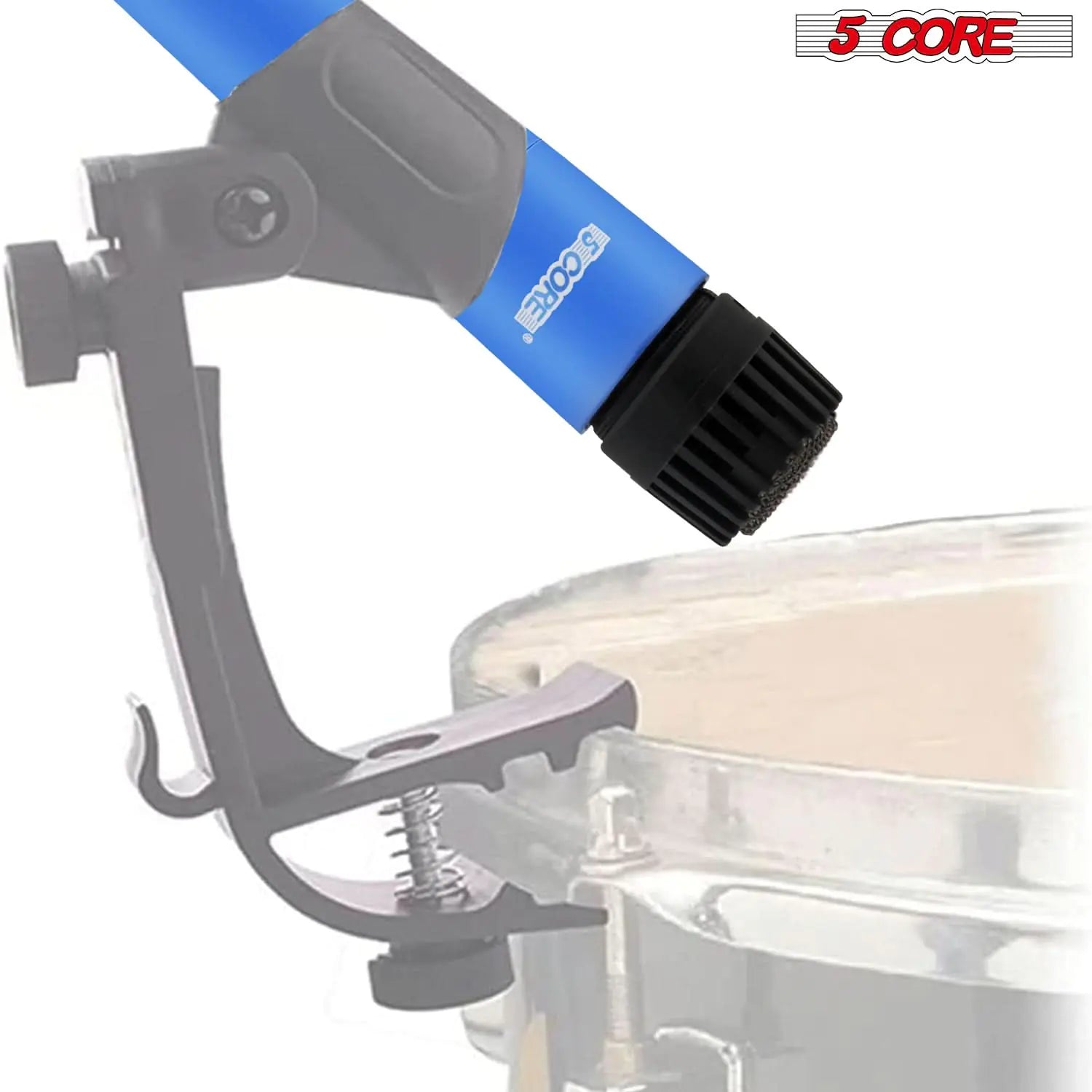 5 Core 9-Piece Drum Mic Kit – Kick, Snare, Tom, Bass, Dynamic Instrument Microphones – Blue - KenTech Innovation Store