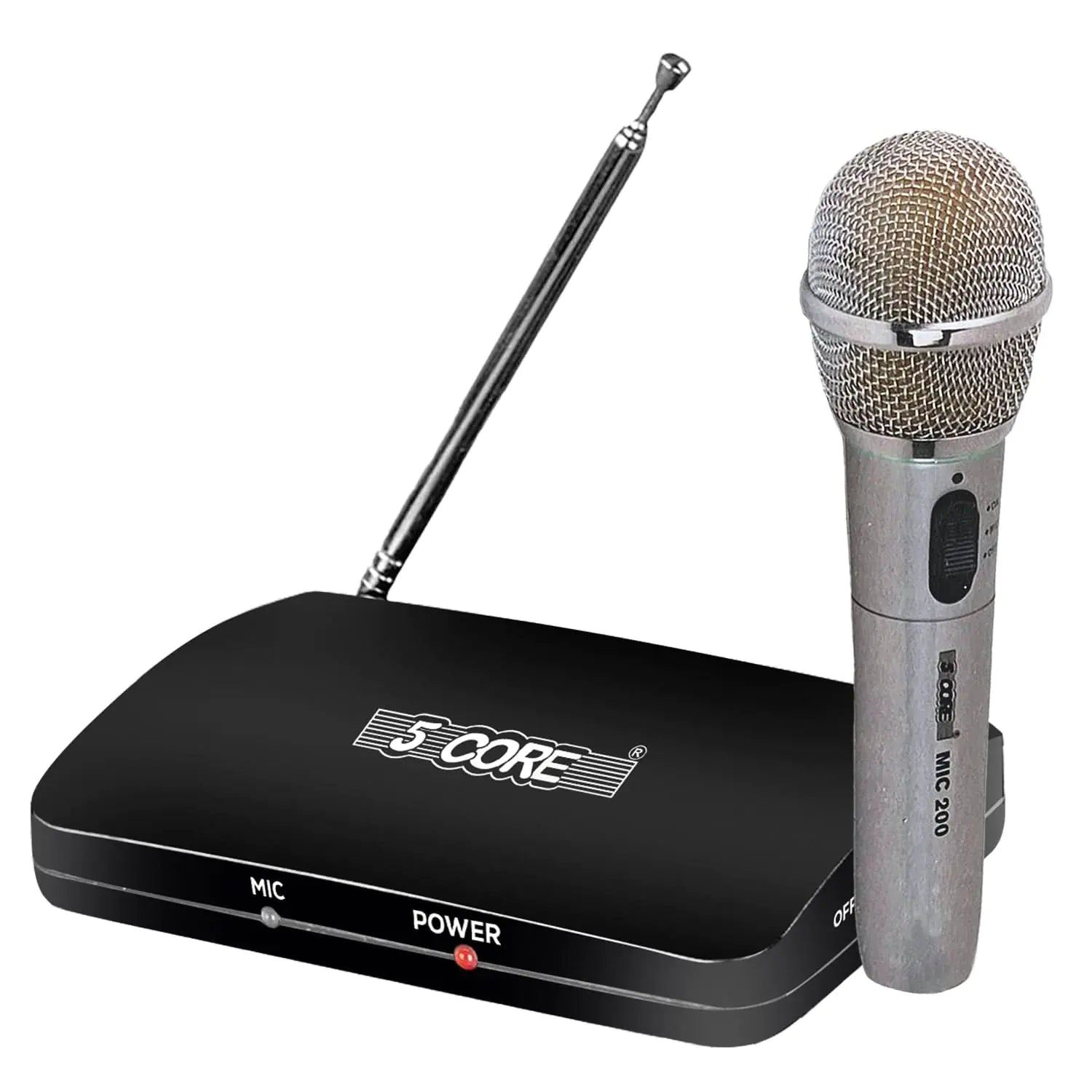 5Core Wireless Microphone Dual Function Wireless - Wired Microphone Microfono Inalambrico - KenTech Innovation Store