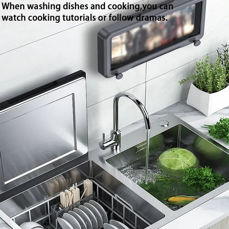 Waterproof Shower Phone Holder with Anti-Fog Touch Screen - KenTech Innovation Store