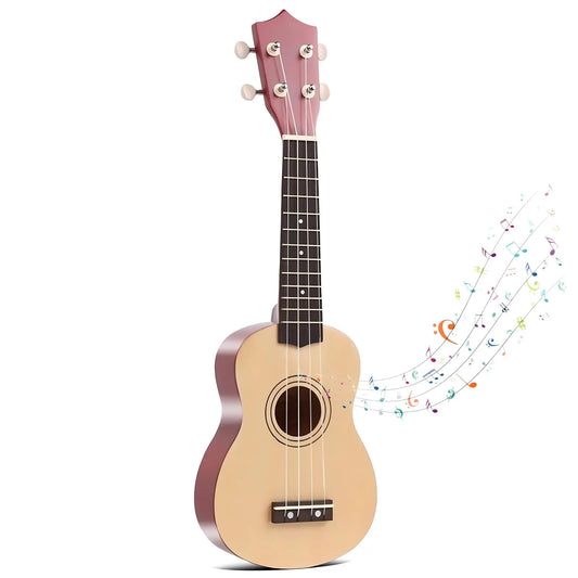 Jakeloo 21" Wooden Kids Acoustic Guitar – Toy Musical Instrument for Toddlers, Boys & Girls Ages 3-9 (Burlywood) - KenTech Innovation Store