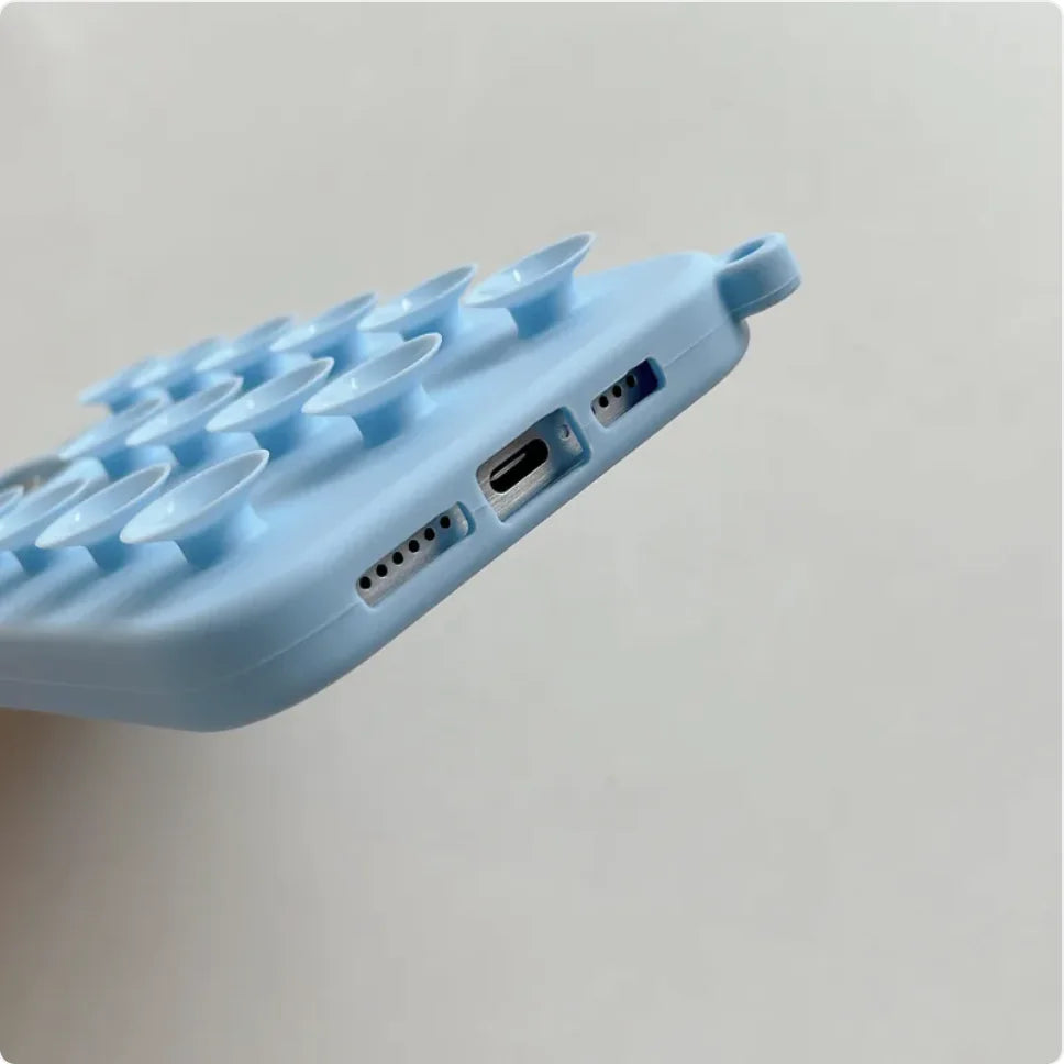 Solid Color 3D Silicone Macaron Phone Case for IPhone 11 to IPhone 16 - KenTech Innovation Store