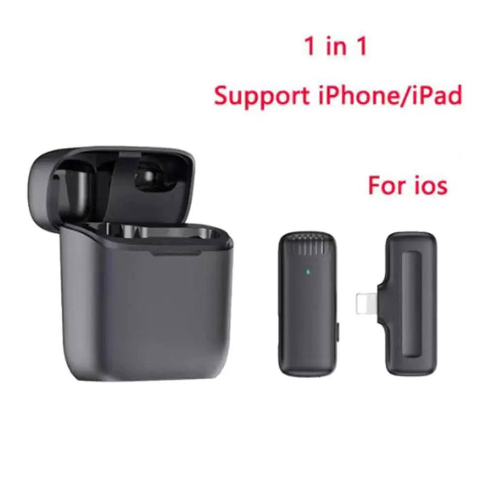 Wireless Lavalier Microphone J11/J13 with Charging Case – Bluetooth 5.3 Clip-on Mic for iPhone, Android, and Mobile Streaming - KenTech Innovation Store