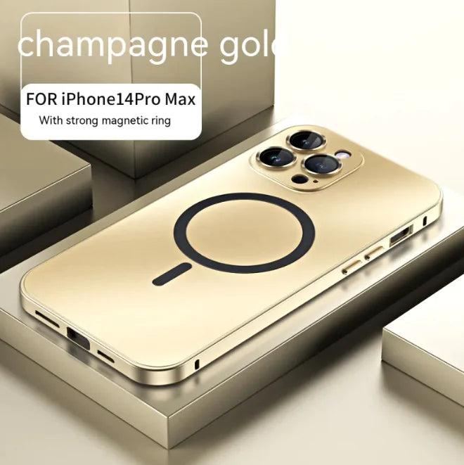 MagnaShield Magnetic Phone Case with Spring Fastener & Lens Protector – Drop-Resistant Cover for iPhone 12 to iPhone 16 - KenTech Innovation Store