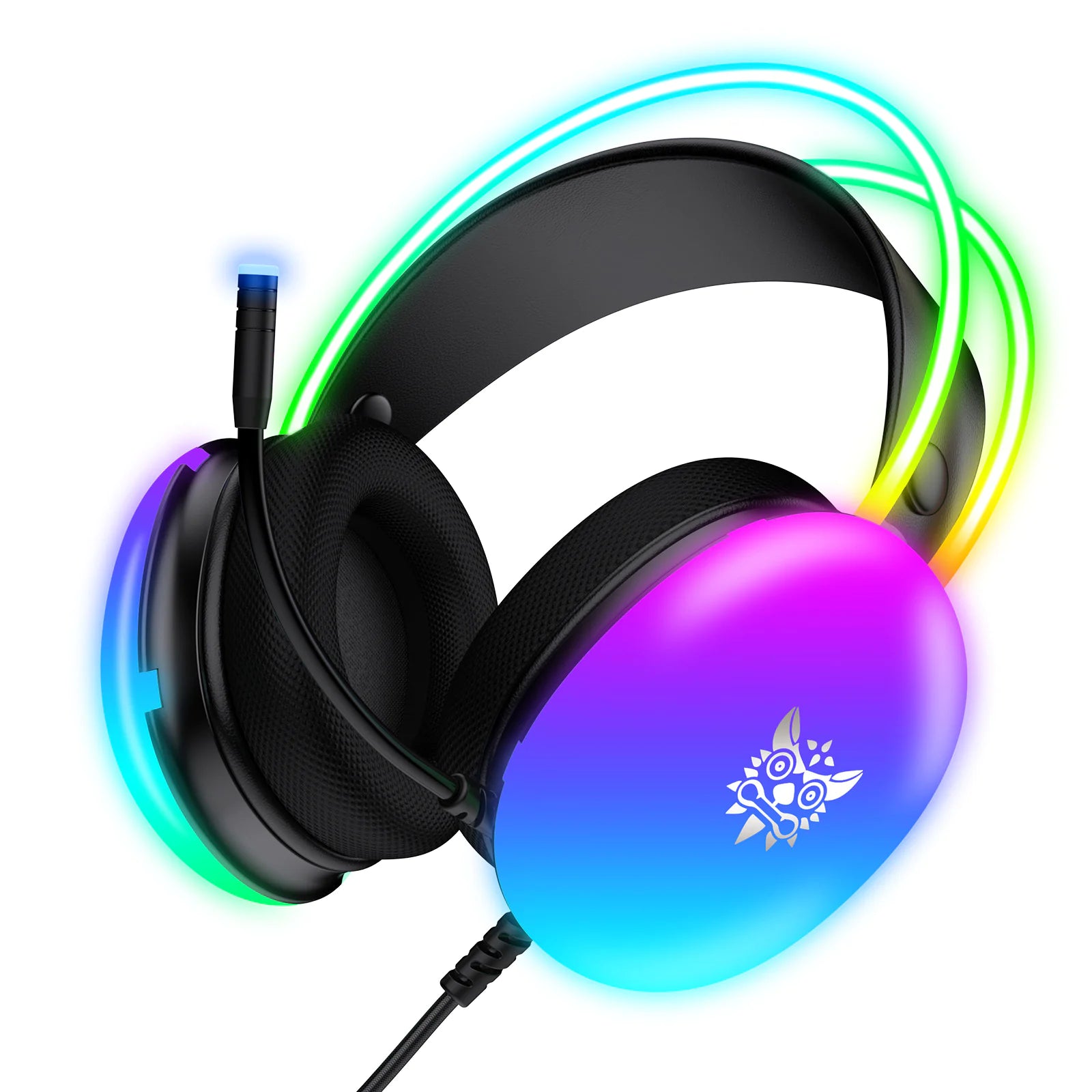RGB Gaming Headset with Noise-Canceling Microphone and Premium Sound – PC & Console Compatible - KenTech Innovation Store