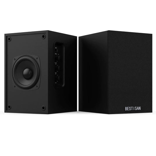 BESTISAN Melody SR16 - Bluetooth & Vinyl Ready Speakers with USB/RCA Inputs & LED Display - KenTech Innovation Store