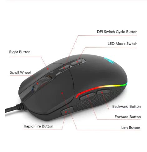 RGB Spider-Man Gaming Mouse - KenTech Innovation Store