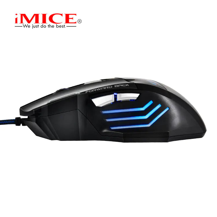 IMICE 7-Key Gaming Mouse with RGB Breathing Light - KenTech Innovation Store