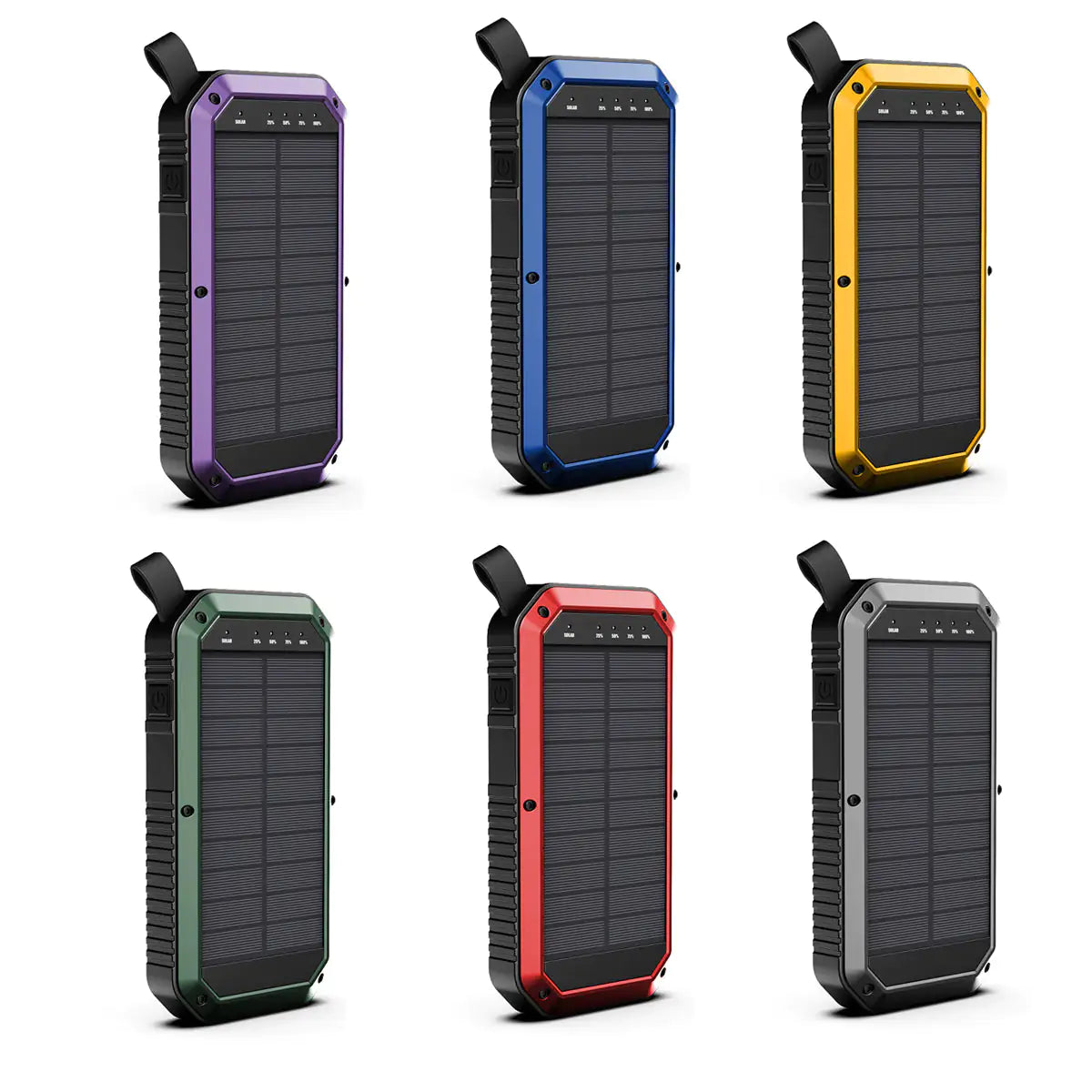 Sun Chaser Mini Solar Powered Wireless Phone Charger 10,000 mAh With LED Flood Light - KenTech Innovation Store