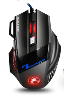 IMICE 7-Key Gaming Mouse with RGB Breathing Light - KenTech Innovation Store