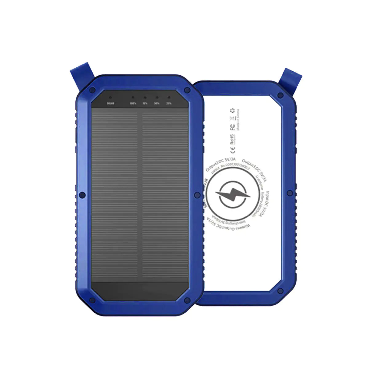 Sun Chaser Mini Solar Powered Wireless Phone Charger 10,000 mAh With LED Flood Light - KenTech Innovation Store