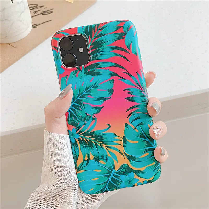 Floral Soft Shell Cases for iPhone and Huawei - IPhone 11 to IPhone 15 - KenTech Innovation Store