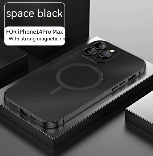 MagnaShield Magnetic Phone Case with Spring Fastener & Lens Protector – Drop-Resistant Cover for iPhone 12 to iPhone 16 - KenTech Innovation Store