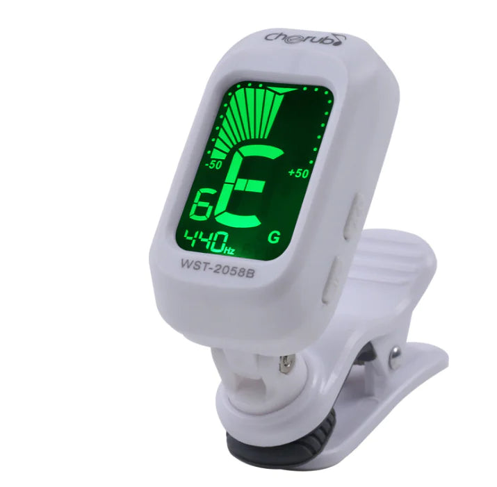 Angel 2058B Clip-On Tuner for Acoustic Guitar, Violin & Ukulele – Compact, Accurate & Stylish - KenTech Innovation Store
