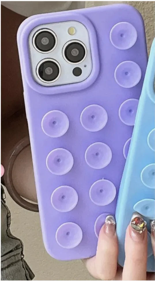 Solid Color 3D Silicone Macaron Phone Case for IPhone 11 to IPhone 16 - KenTech Innovation Store