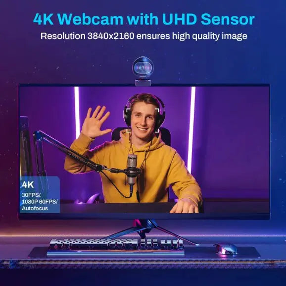 4K Live Broadcast Webcam - KenTech Innovation Store