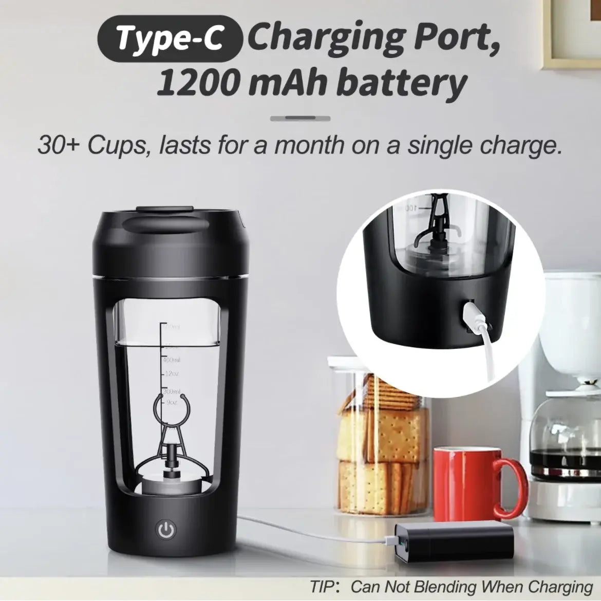 Electric Portable Whey Protein Shaker Bottle - KenTech Innovation Store