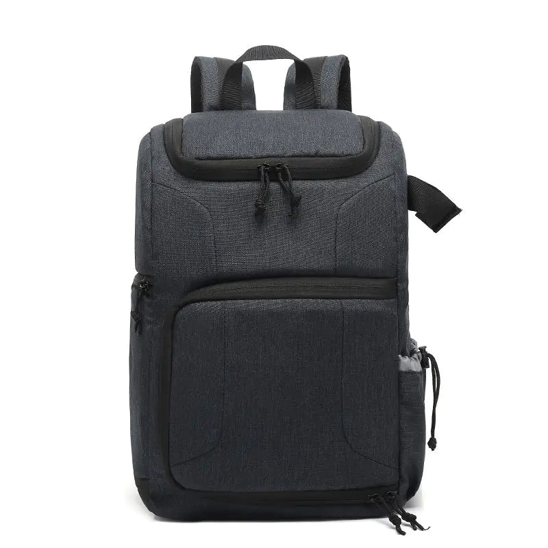 Professional Outdoor DSLR Camera Backpack – Waterproof, Shockproof | Lightweight Dual-Shoulder Bag (Blue/Grey) - KenTech Innovation Store