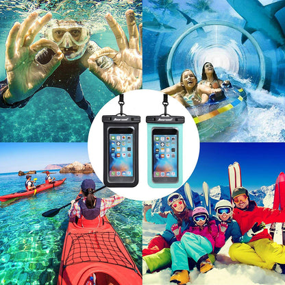 Waterproof Phone Pouch – IPX8 Certified Dry Bag with Touchscreen Access & Adjustable Lanyard | Beach, Swimming, Snorkeling, Cruise Essentials