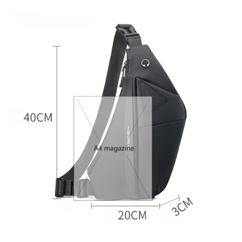 Anti-Theft Chest Bags Crossbody Bag for Men Messenger Bag Sling Shoulder Bag Mobile Phone Waterproof Bagpack Travel Sports Bags