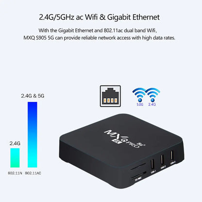 MXQ PRO 4K HD Android TV Box RK3228 with 3D Media Player - KenTech Innovation Store
