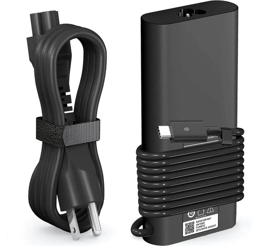 130W USB-C Laptop Charger for Dell – Slim Type-C AC Adapter Power Cord for XPS, Precision, Latitude & More