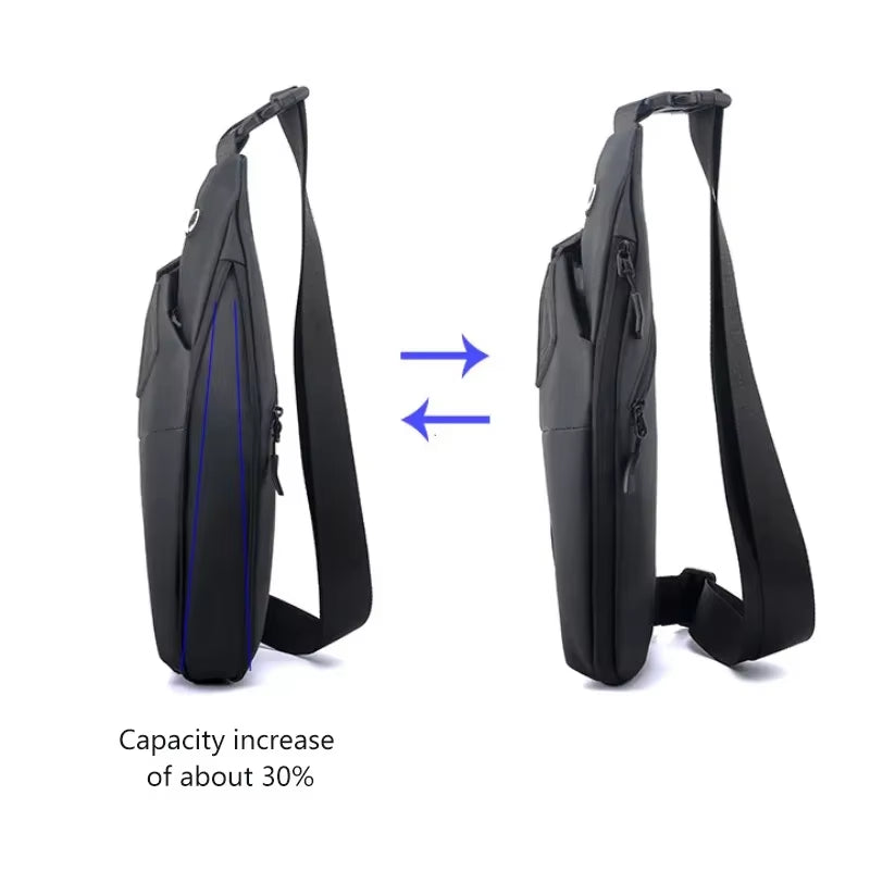 Anti-Theft Chest Bags Crossbody Bag for Men Messenger Bag Sling Shoulder Bag Mobile Phone Waterproof Bagpack Travel Sports Bags