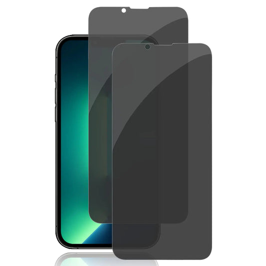 2 Pack iPhone 14/iPhone 13/iPhone 13 Pro Privacy Screen Protector Anti-Spy Tempered Glass Film - Easy Installation Bubble Free [6.1 inch]